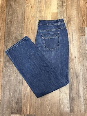 Christopher Banks High Rise Jeans Womens Size 10 Straight Medium Wash Denim Pant