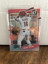 Noelvi Marte 2023 Donruss Baseball Rated Prospect Base Season Stat Line #88 /371