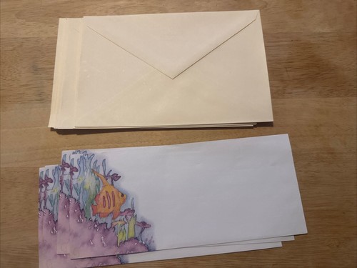 Mixed Lot of Vintage Stationery ~ Linen, Iris, Hummel, Pansy Sheets, Envelopes - Picture 12 of 16