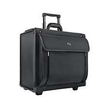 Solo New York Herald Rolling Catalog Case with Padded Laptop Compartment that...