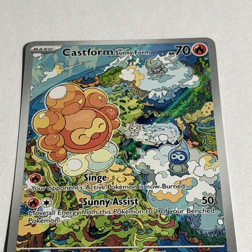 Castform Sunny Form 195/191 - Surging Sparks Illustration Rare Pokemon TCG - NM - 第 2/6 張圖片