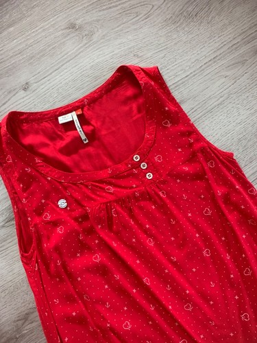 RAGWEAR Bluse Shirt Top GISELLE zu Hose Jeans Jacke Rot Weiß Herz Gr. S 36 Top - Bild 4 von 15