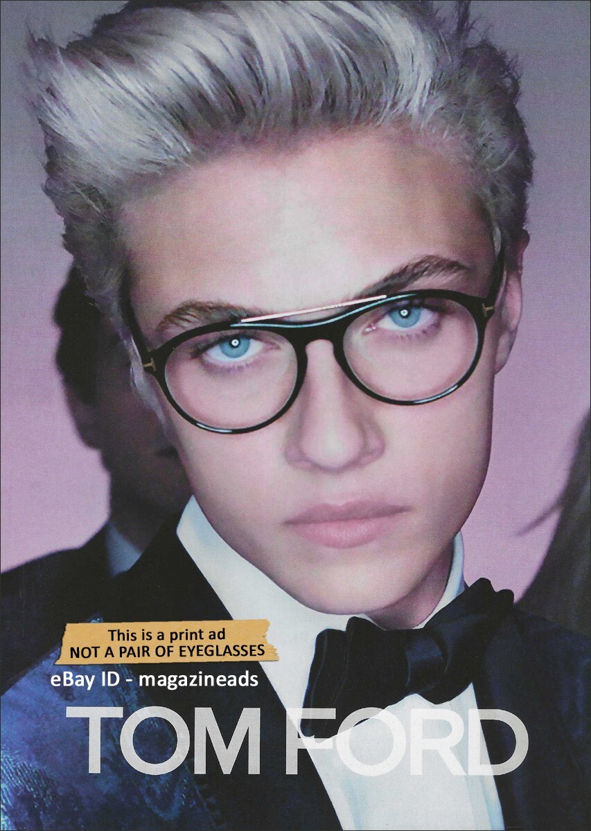 TOM FORD Eyewear 1-Page PRINT AD Spring 2016 LUCKY BLUE SMITH