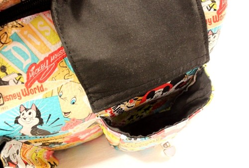 Disney Parks - authentische Vintage-klassische Collage Handtasche - Mickey Mouse & Friends - Bild 7 von 11