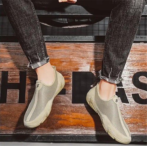 Herren Sommer Mesh Atmungsaktiv Sport Laufen Gehen Outdoor Freizeit Leichtathletik Schuhe - Bild 4 von 12