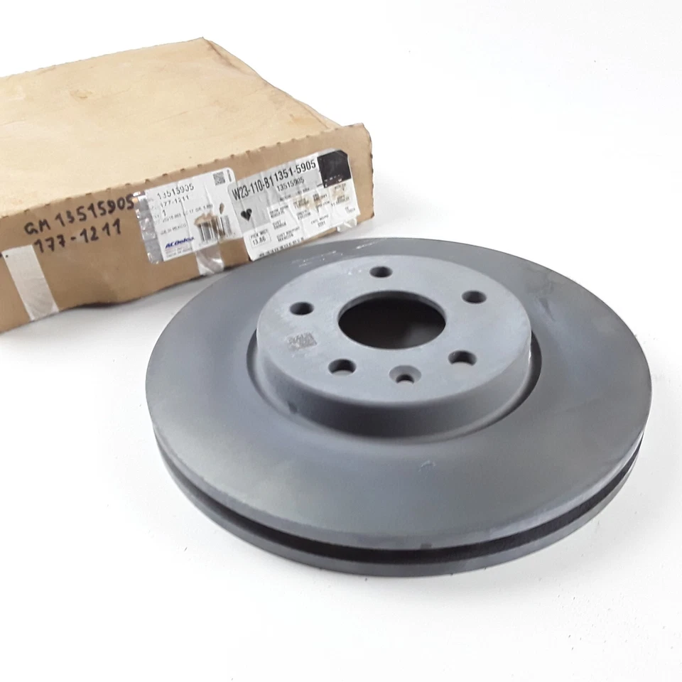 Front Disc Brake Rotor Fits Chevrolet Cruze Bolt EUV Bolt EV Volt (2016-2023) - Image 2 of 4