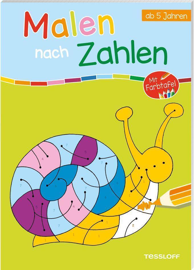 Thumbnail - Malen Nach Zahlen. Ab 5 Jahren: Mit Ausklappbarer Farbtafel, Vladimir