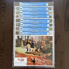 CGC Graded Willy Wonka Lobby Cards Complete Set HIGH GRADE Original Movie Poster