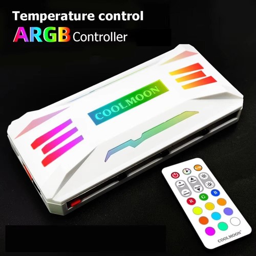 5V 4Pin Cooling Fan 1To8 RGB Controller New Temperature Controller - Afbeelding 5 van 14