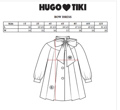 Hugo Loves Tiki Bow Tie Dress Long Sleeve Size 12 Girls Brown Squirrel - Picture 19 of 19