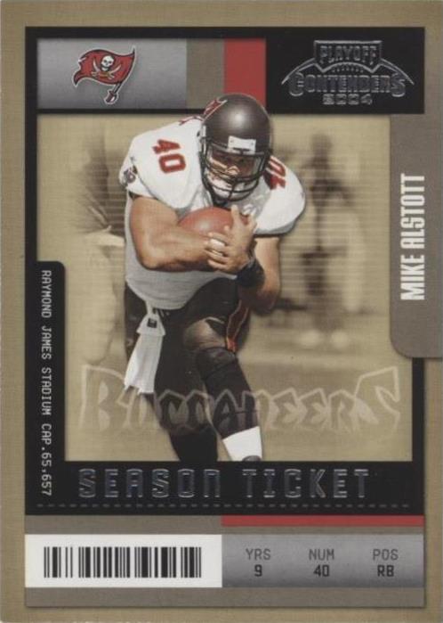 2004 Playoff Contenders Mike Alstott #93 - 1 of 2