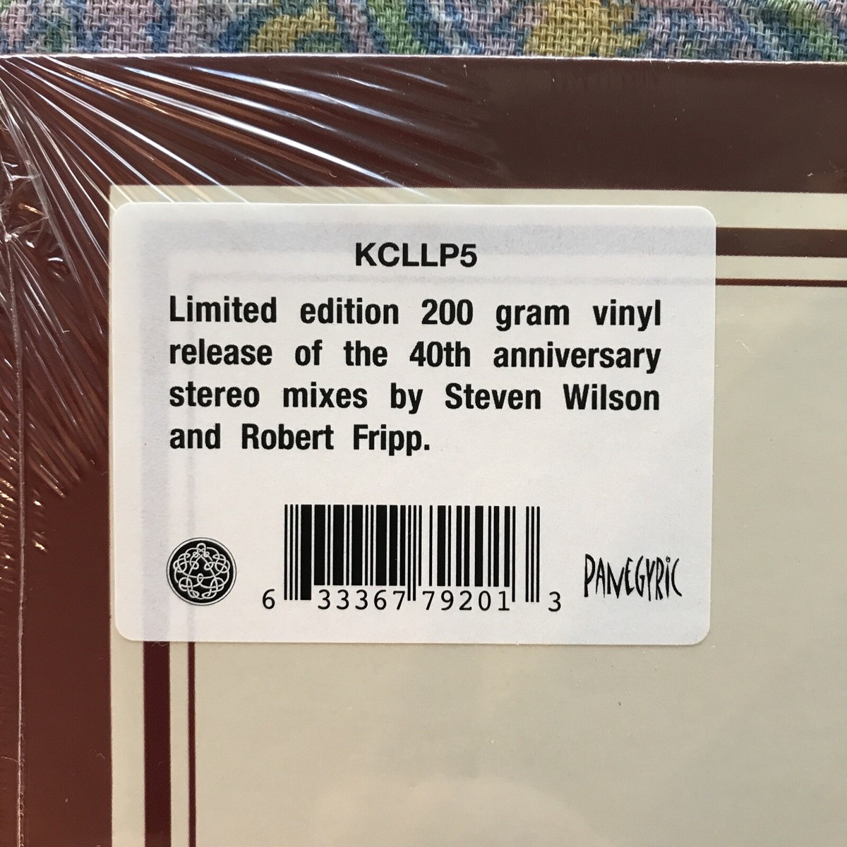 King Crimson – Larks' Tongues In Aspic. Limited Edition 200 gram, 40th Anniversary. Discipline Global Mobile – KCLLP5 King Crimson – Larks' Tongues In Aspic. Limited Edition 200 gram, 40th Anniversary. Discipline Global Mobile – KCLLP5