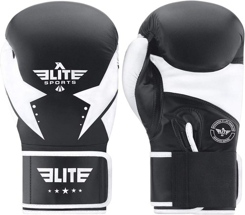 2021 Best Boxing & Kick Boxing Gloves for Men and Women Black and White 10 OZ - Picture 3 of 5