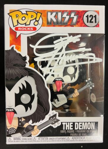 Gene Simmons Signed Funko Pop *PSA Certified* KISS *Demon #121* No Window Swap!
