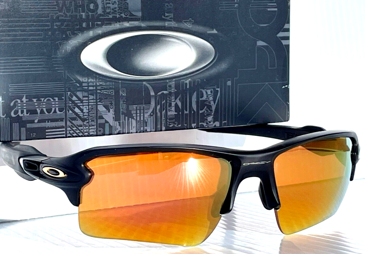 NEW Oakley FLAK 2.0 XL Matte Black POLARIZED PRIZM Rose Gold