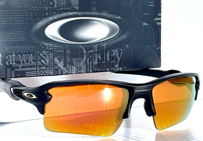 NEW Oakley FLAK 2.0 XL Matte Black POLARIZED PRIZM Rose Gold