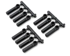 RPM Long Shank 4-40 Rod Ends (Black) (12) [RPM73392]