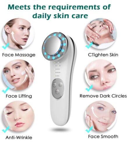 5 in 1 Gesichtspflege Massagegerät Gesichtsreinigung Massage Gesichtstherapie - Bild 2 von 24