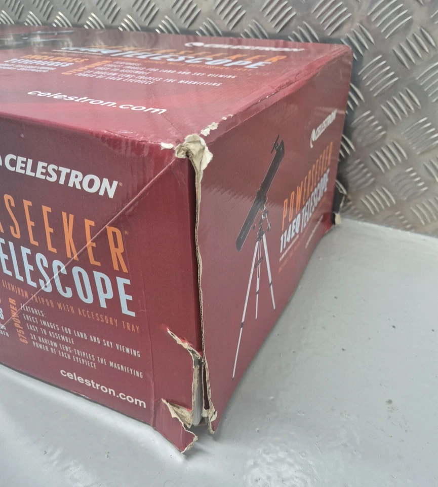 Celestron 21045 PowerSeeker 114EQ Reflector Telescope - Image 2 of 4