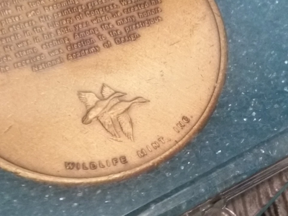 VTG Migratory Bird Stamp Medallion 1934-35 & 36 Mallards , Jay Darling & Frank B - Image 3 of 4