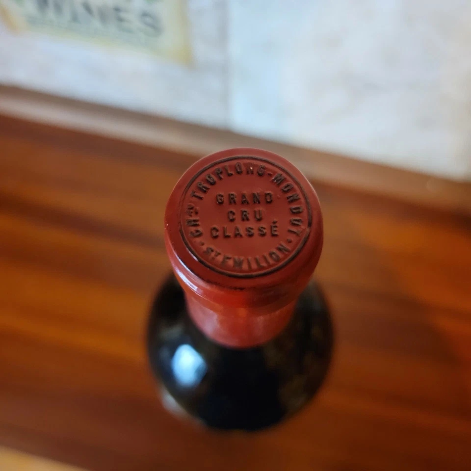 RP 90 pts! Chateau Troplong Mondot Saint Emilion Grand Cru 1988 vino de Burdeos Foto 3 de 3