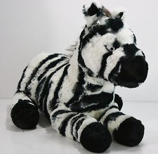 Kohl's Cares Animal Planet 13" Zebra Black White Super Soft Blush Stuffed Lovey