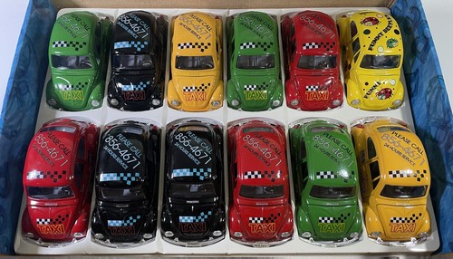 Superior Volkswagen Die Cast Car VW Funny Beetle Vintage (Full Box of 12) - Picture 21 of 21