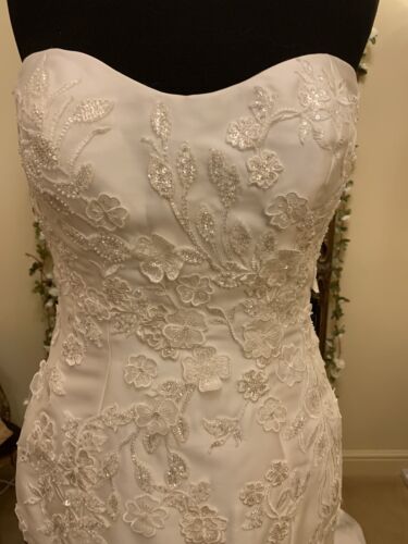 Sottero & Midgley Hochzeitskleid BARCELONA (NUR KLEID) Größe 14 Elfenbein/SilberNEU! - Bild 18 von 24