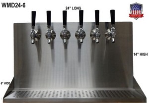 Details About Wall Mount Beer Dispenser 6 Faucets Steel Draft Tower Made In Usa Wmd24 Details About Wall Mount Beer Dispenser 6 Faucets Steel Draft Tower Made In Usa Wmd24
