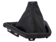 SCHALTMANSCHETTE FUR BMW F20 F21 2011-2019 SCHALTSACK LEDER SCHWARZ