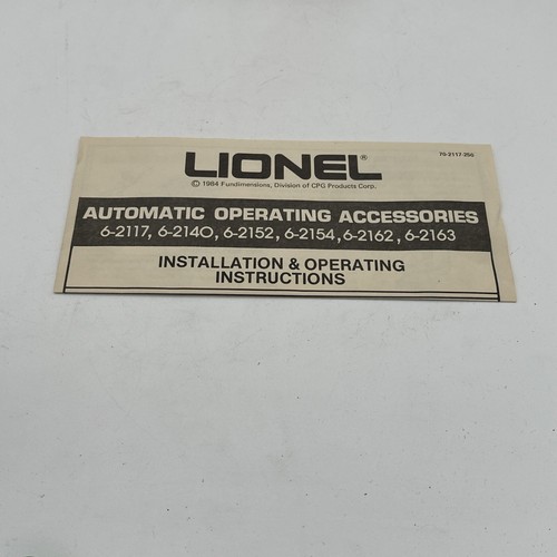 Vintage Lionel O-Gauge Operating Block Target Signal 6-2117, Missing Light Piece - Picture 7 of 9