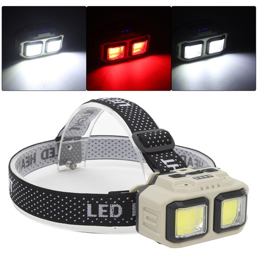 Rechargeable LED Headlamp Motion Sensor USB Charging Multifunction COB CH - Picture 12 of 24
