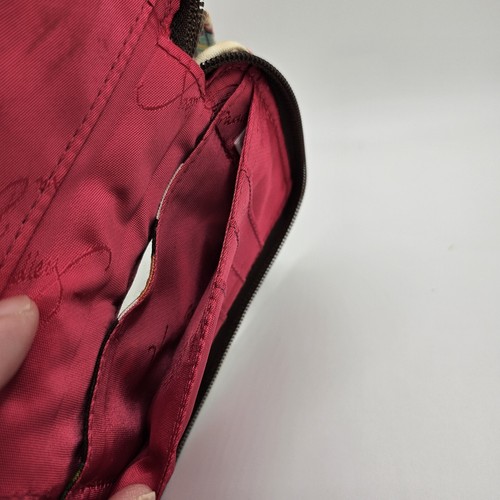 Vera Bradley Brown English Rose Wristlet/Wallet ID Holder & Coin Purse 2 Pc. GUC - Picture 9 of 18