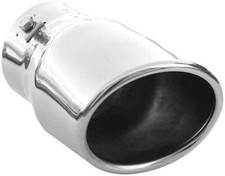 Auspuffblende Endrohr Edelstahl Universal Oval Für Audi TT A3 A4 A5 A6 Q3 Q5 Q7