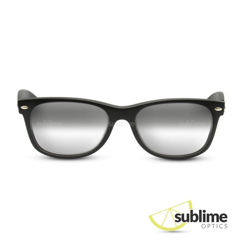 Gradient Grey Replacement Lenses For Ray Ban RB2132 New Wayfarer 55mm - Picture 2 of 6