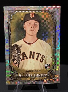 2024 Topps Allen & Ginter #72 Kyle Harrison - RC CHROME X-FRACTOR SP. Giants