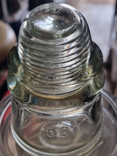 Circa 1958 Citrine AGM CD-423 Glass Insulator. - Picture 2 of 4