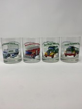 Hess Toy Truck Collector Series Glasses (1996) Set of 4 Classic Truck Series