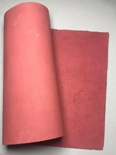 Real Leather Peach Color Cowhide soft Ideal for craft works 1-1.5mm Thick