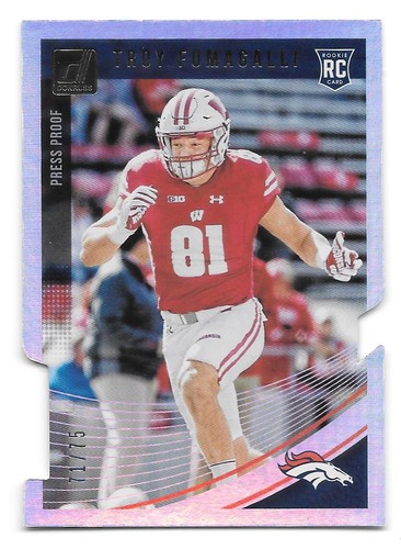 2018 Donruss Football Silver Die-Cut #to/75  You Choose Your Player or Team   - Picture 21 of 23