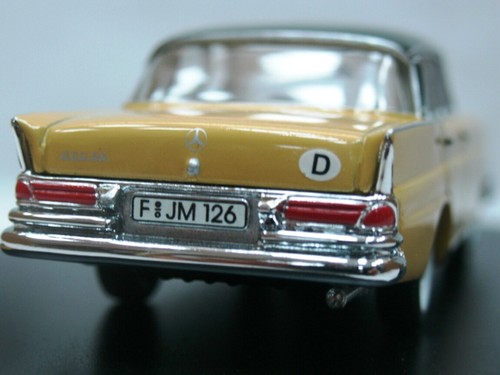 WOW EXTREM SELTEN Mercedes W111 220SE Limousine 1959 gelb 1:43 Vitesse/Minichamps - Bild 9 von 11