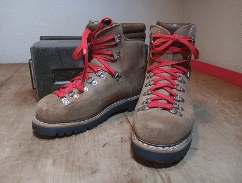 Vintage Lowa Bergsteigen Wanderschuhe Herren 6 N Wom 9 Braun Leder Germany - Bild 2 von 13