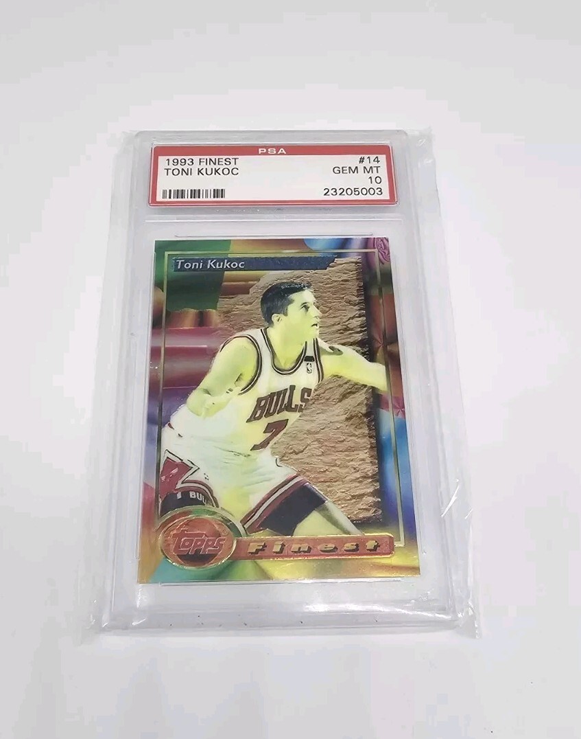 1993 Topps Finest #14 Toni Kukoc PSA 10 Gem Mint RC