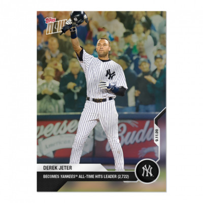 DEREK JETER Career Retrospective Topps NOW Chrome DJ-9 [/1529] NEW YORK YANKEES