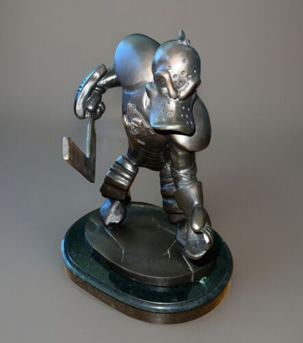 Anaheim Mighty Ducks Defending the Pond Estatua de Bronce Limitada #939/1993 Como Nueva - Imagen 2 de 9