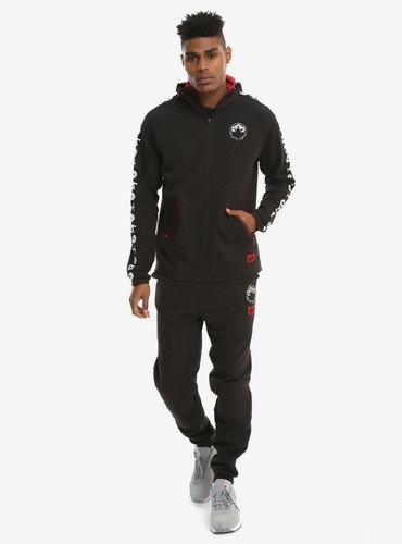 Chaqueta Star Wars Empire Lounge negra con capucha con licencia Disney para hombre S y 2X - Imagen 2 de 7