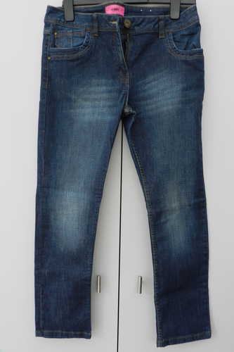 #1 George blaue Skinny Leg Jeans Größe 14 kurz - Innenbein 28"