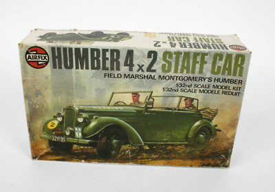 Vintage Airfix 1/32nd Humber 4x2 Staff Car, Field Marshall Montgomery #05360-4