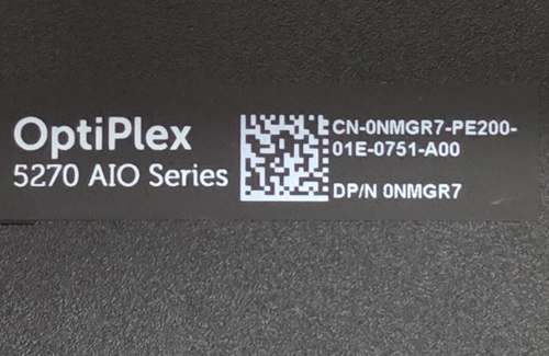 Dell Optiplex 5270 AIO 21.5” i5-9500@3.0GHz 16GB 256GB SSD 1TB HDD Win11 C1442DS - Picture 7 of 11