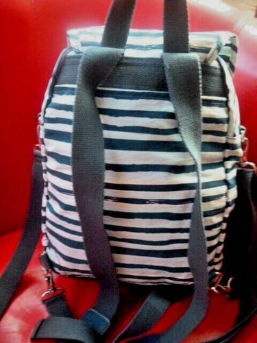 KIPLING BLUE GREEN RUCKSACK BACKPACK BAG MONKEY WOUT POCKETS TRAVEL BAG